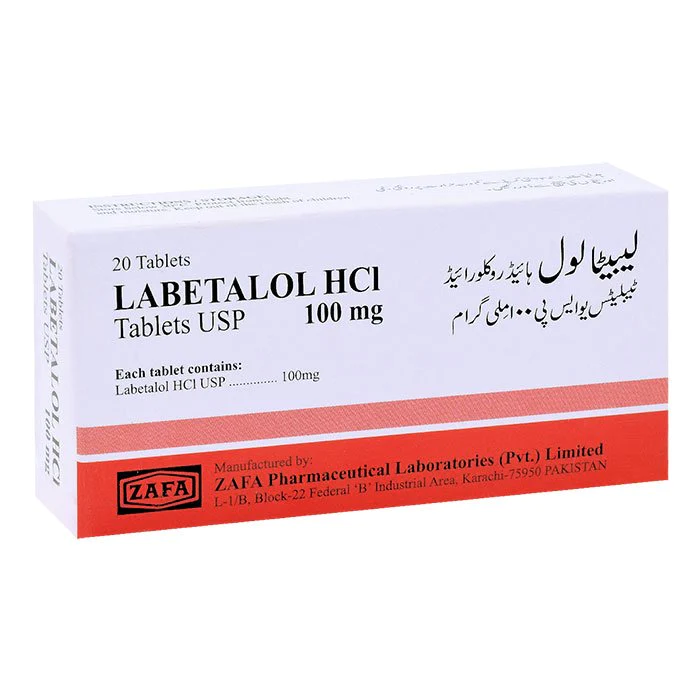 LABETALOL HCL 100MG TAB 20S