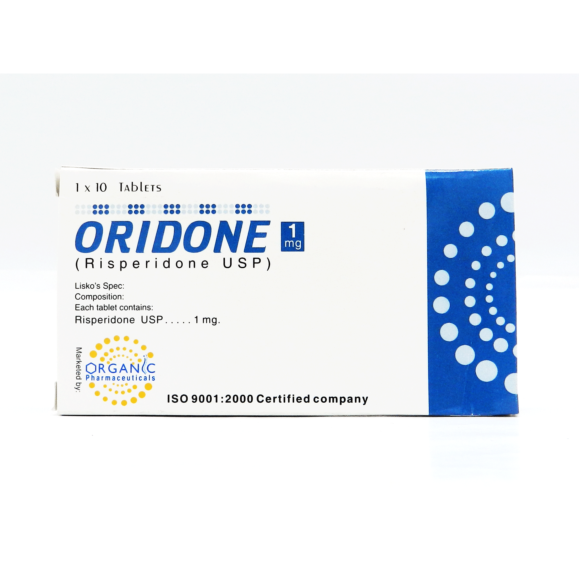 ORIDONE 1MG TAB 10'S