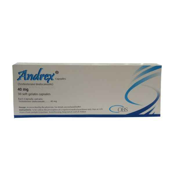 ANDREX CAP 40 MG 10x3