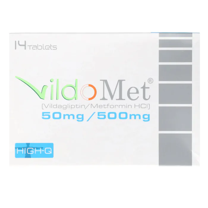 VILDOMET 50/500MG TAB 7x2