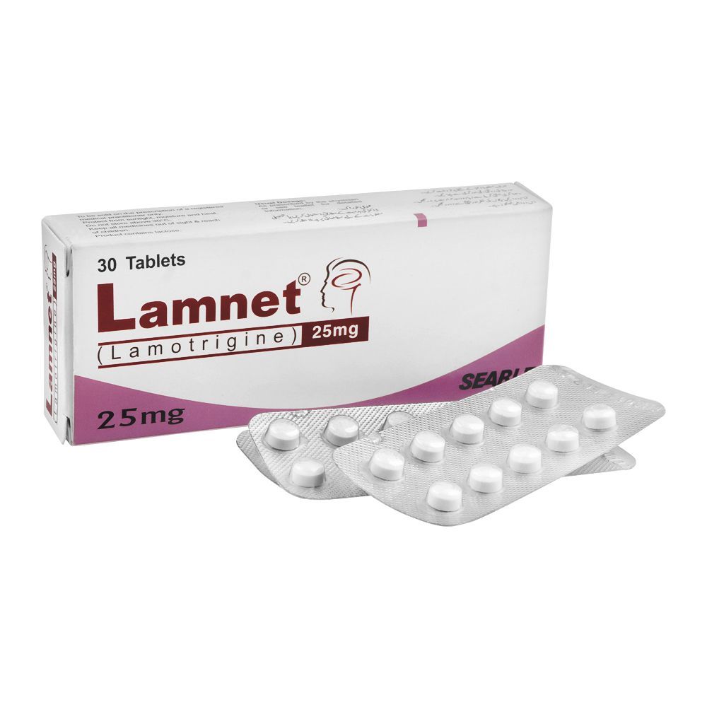 LAMNET TAB 25 MG 10x3