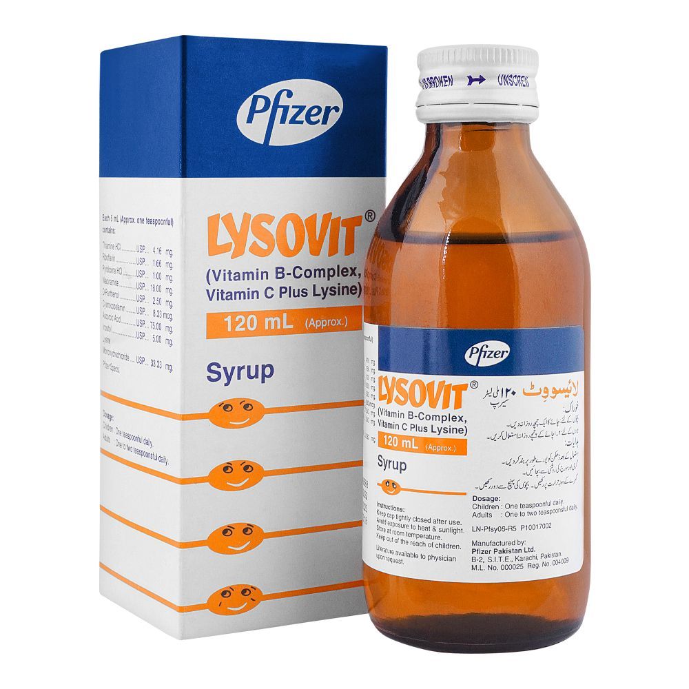 LYSOVIT 120ML SYP 1'S