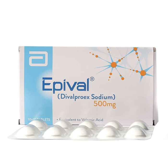 EPIVAL 500MG TAB 10X10'S