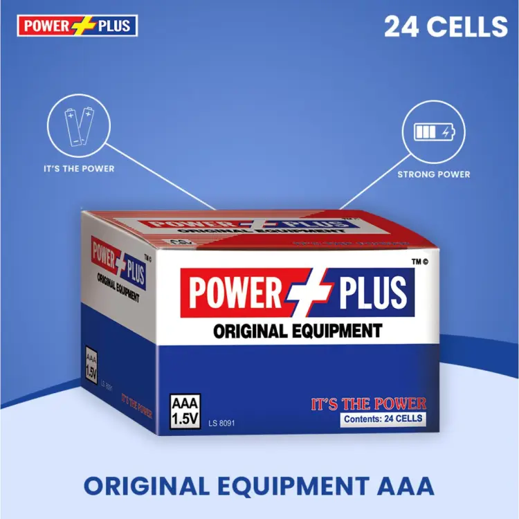 POWER PLUS CELL SUPER HEAVY DUTY AAA CARD