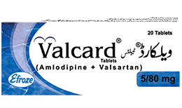 VALCARD 5/80MG TAB 10X2'S