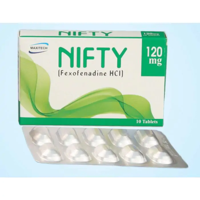 NIFTY 120MG TAB 10S