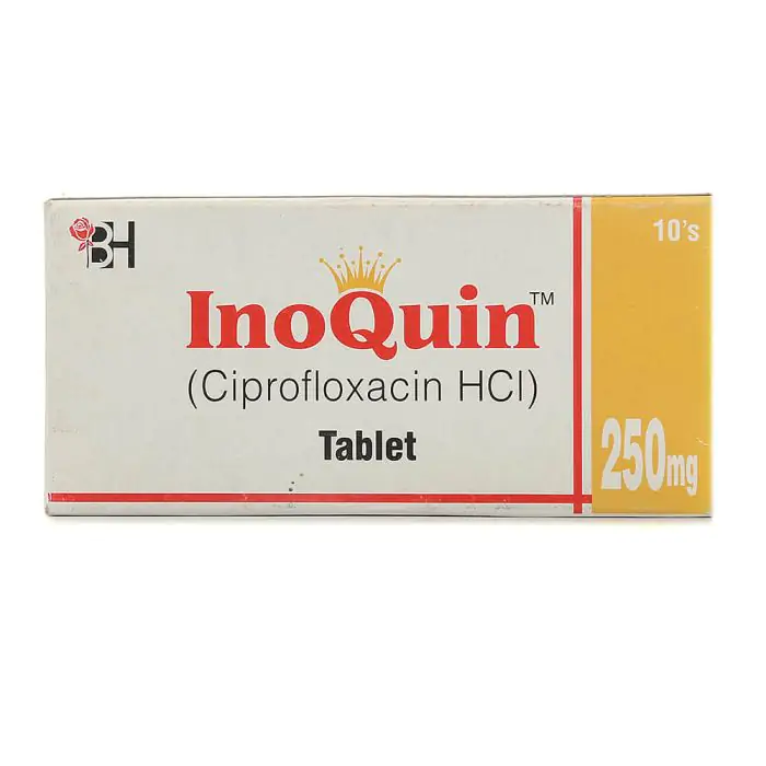 INOQUIN TAB 250 MG 10'S