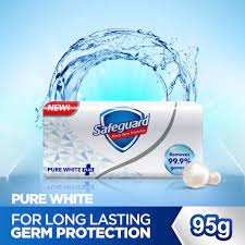 SAFEGUARD PURE WHITE SOAP 95GM