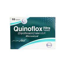 QUINOFLOX TAB 250 MG 10'S