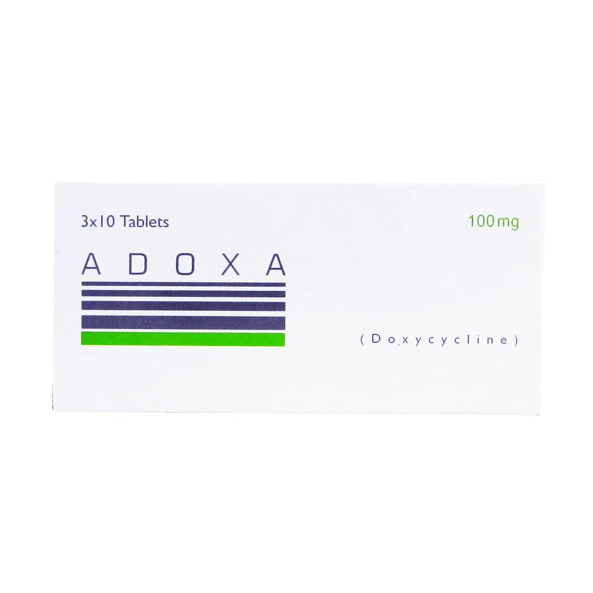 ADOXA TAB 100 MG 3X10'S