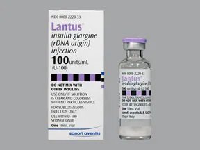 LANTUS INJ 100 IU 1 VIALX10 ML