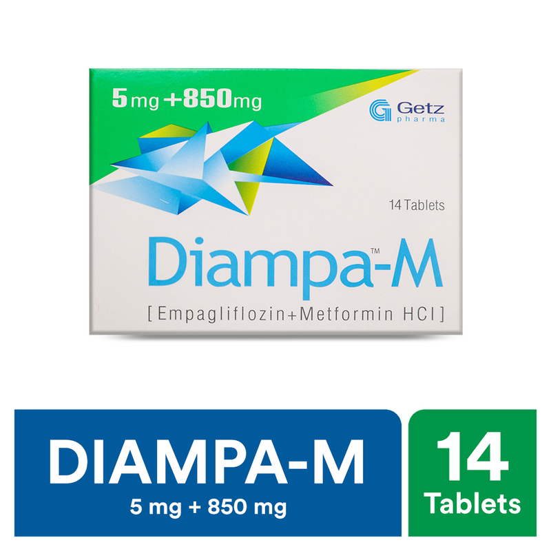 DIAMPA-M 5+850MG TAB 7x2'S