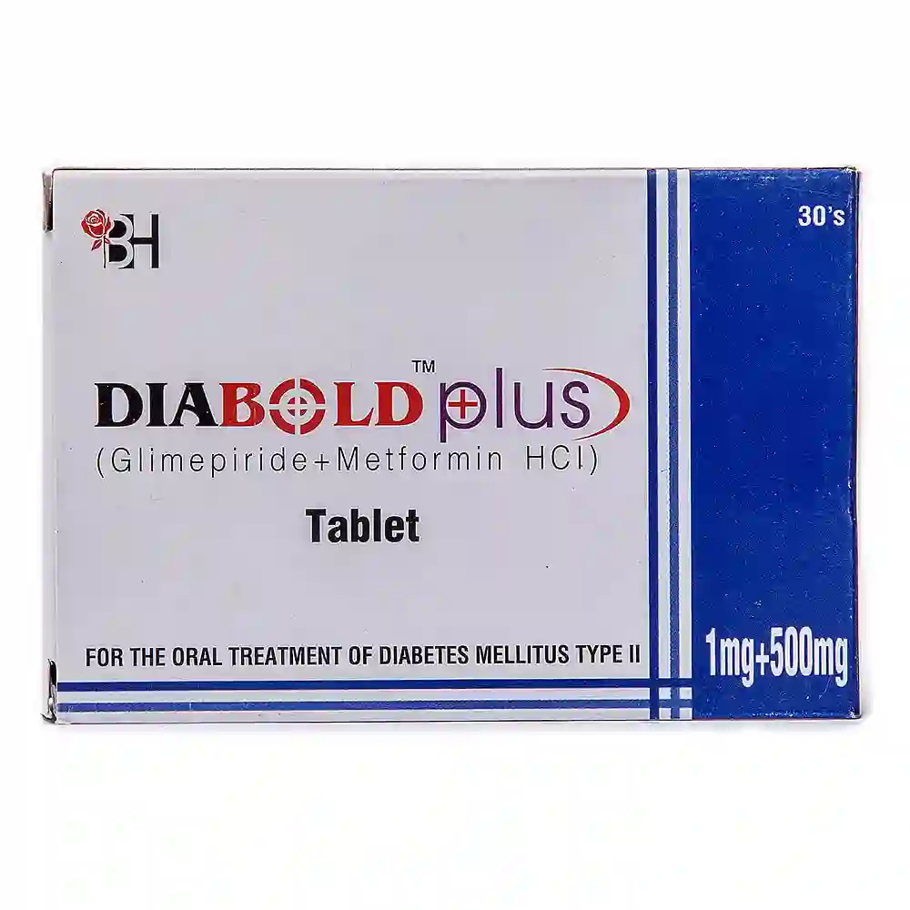 DIABOLD PLUS 1/500MG TAB 10x3