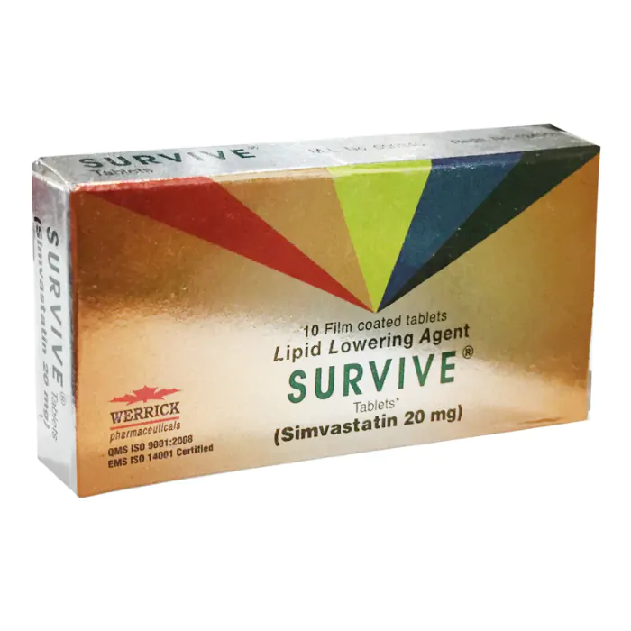 SURVIVE TAB 20MG 10'S