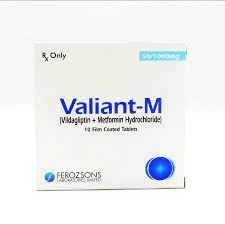 VALIANT-M TAB 50/1000MG 2x5