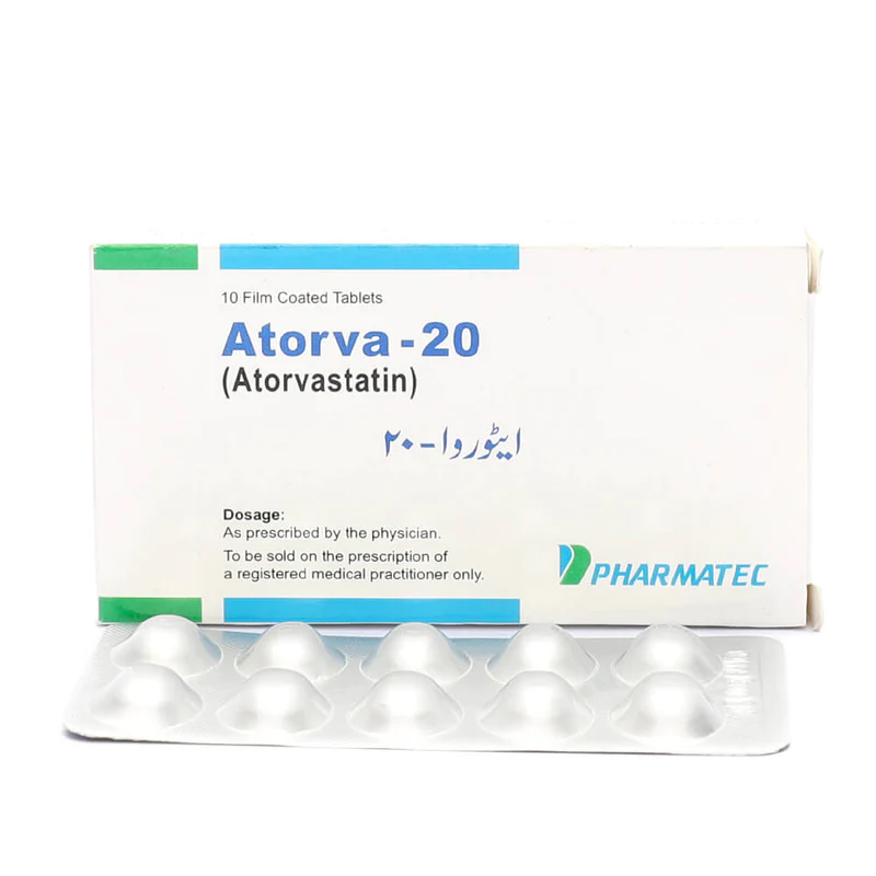 ATORVA 20MG TAB 10'S