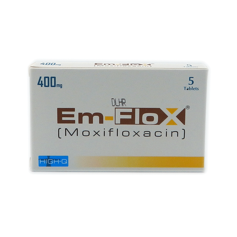 EM-FLOX 400MG TAB 5 S