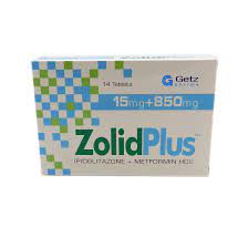 ZOLID PLUS TAB 15/850 MG 7X2'S