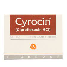 CYROCIN TAB 500 MG 1x10