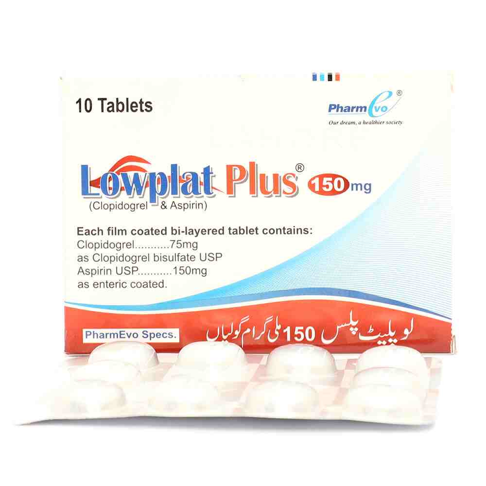 LOWPLAT PLUS TAB 150MG 1x10