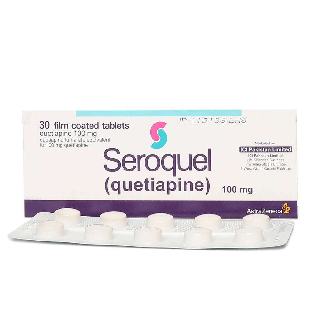 SEROQUEL TAB 100 MG 30'S