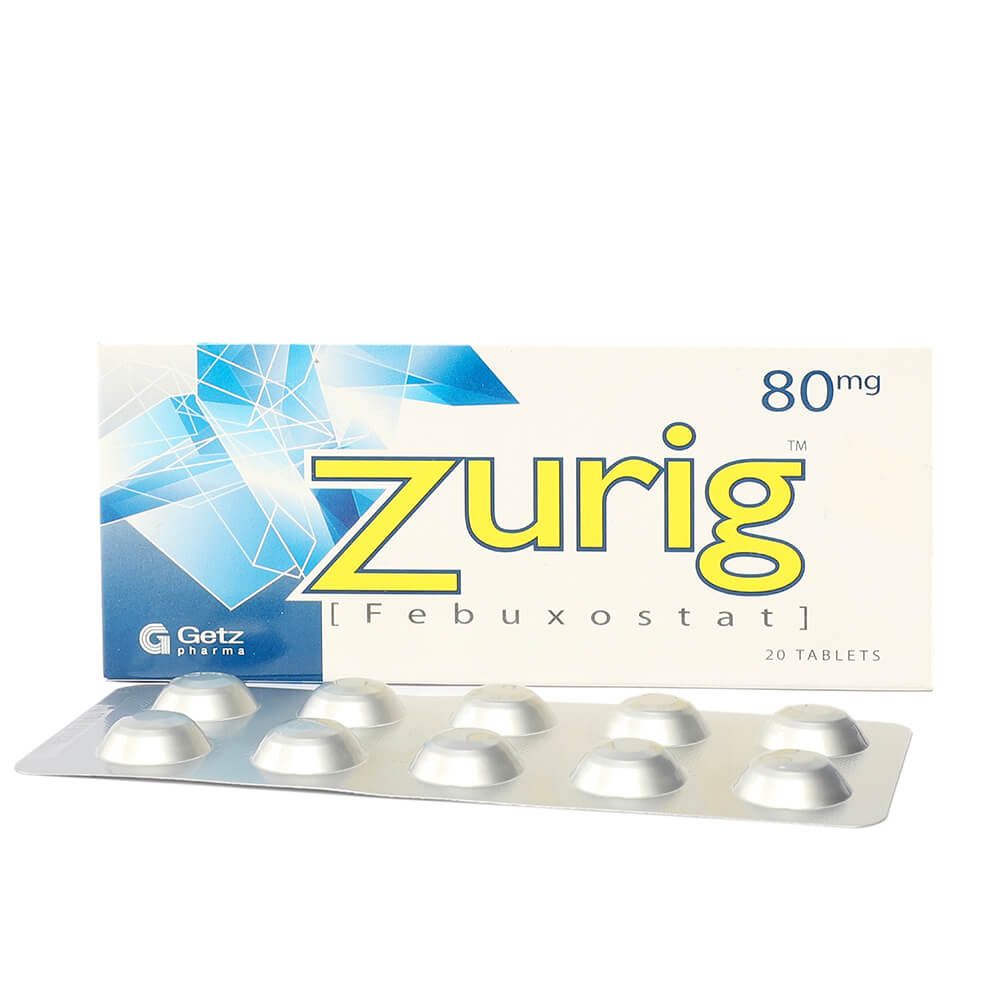 ZURIG TAB 80 MG 10x2'S