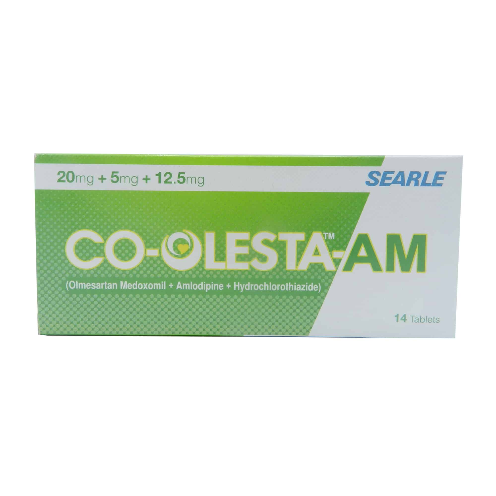 CO-OLESTA  AM 20MG/5+12.5MG 14 S 