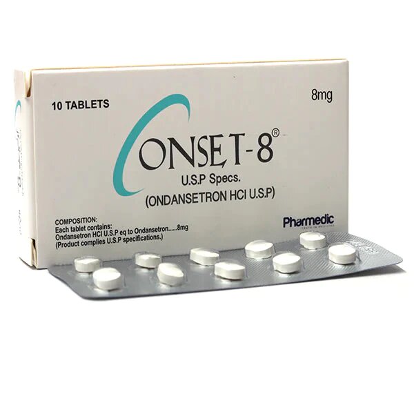 ONSET TAB 8 MG 10'S