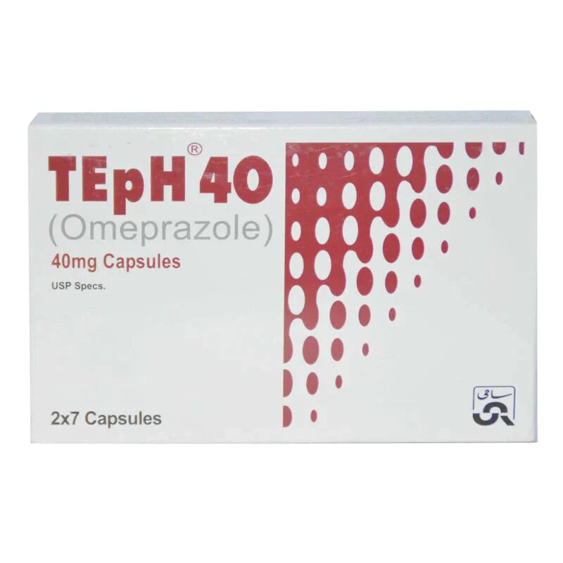 TEPH CAP 40 MG 7x2