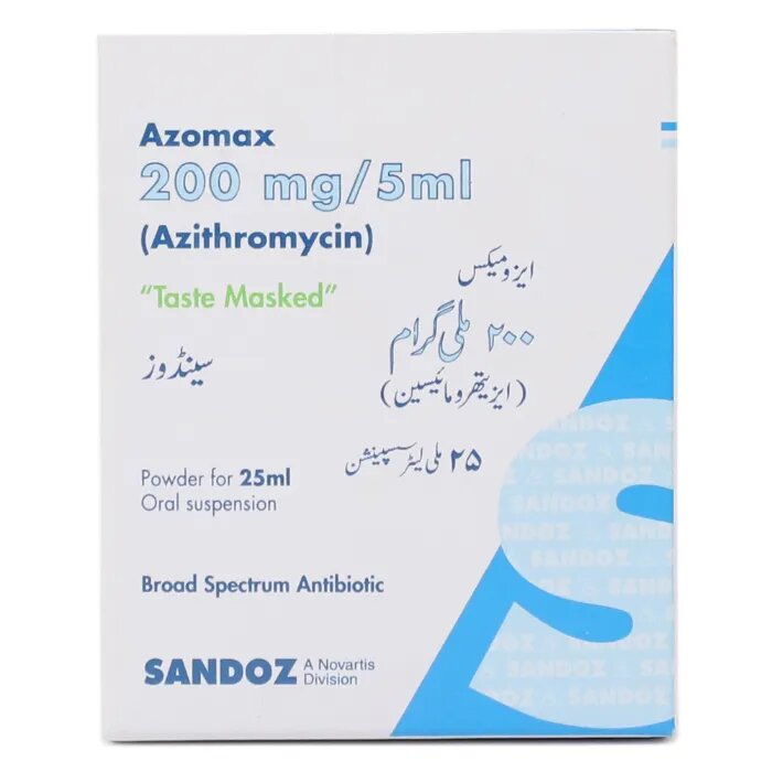 AZOMAX 200MG 25ML SYP 1S