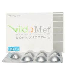 VILDOMET 50/1000MG TAB 7x2'S