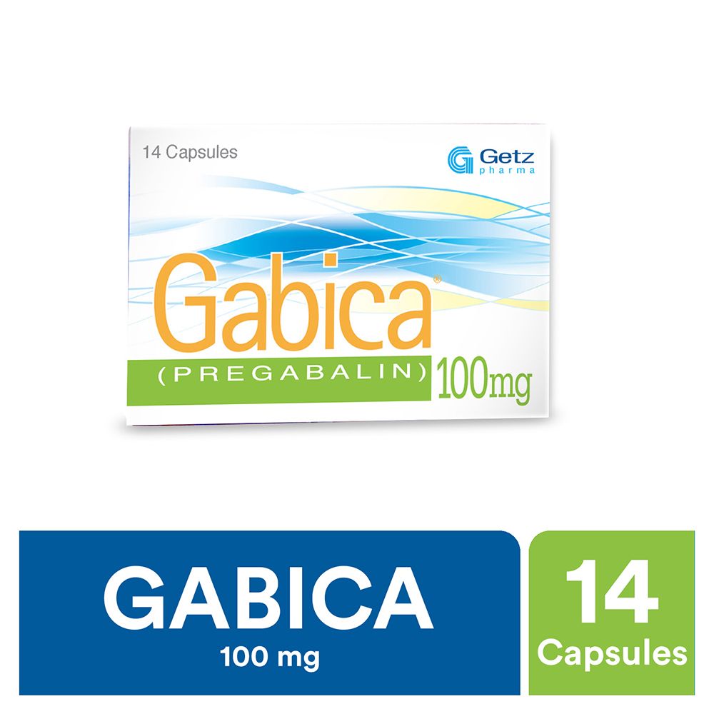 GABICA CAP 100MG 7x2'S