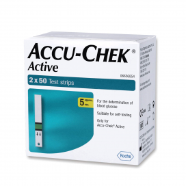 ACCU-CHEK ACTIVE STRIP 2X50S