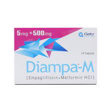 DIAMPA-M 5+500MG TAB 7x2'S