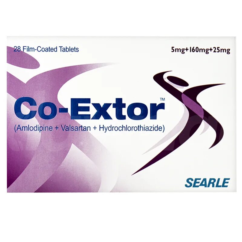 CO-EXTOR 5MG+160MG+25MG 14x2