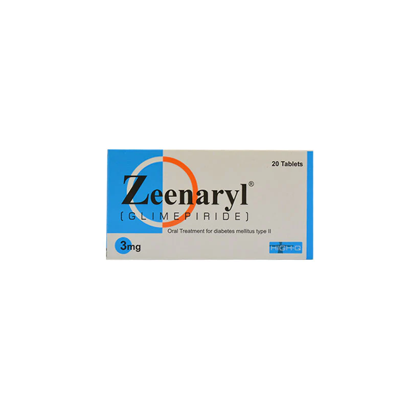 ZEENARYL TAB 3MG 2X10'S