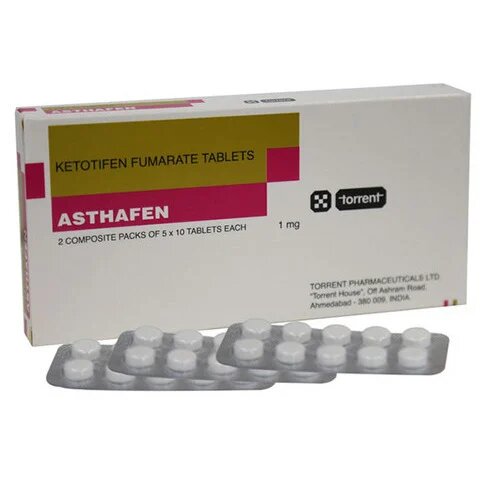 ASTHOTIFEN 1MG TAB 10x3