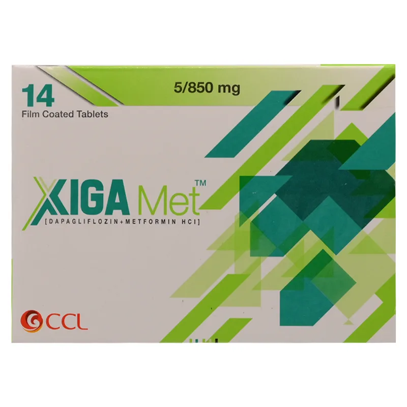 XIGA MET 5/850MG 2X7