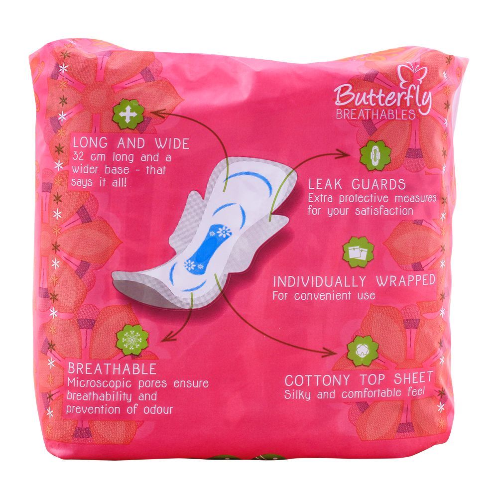 BUTTERFLY BREATHABLES MAXI THICK 8s L