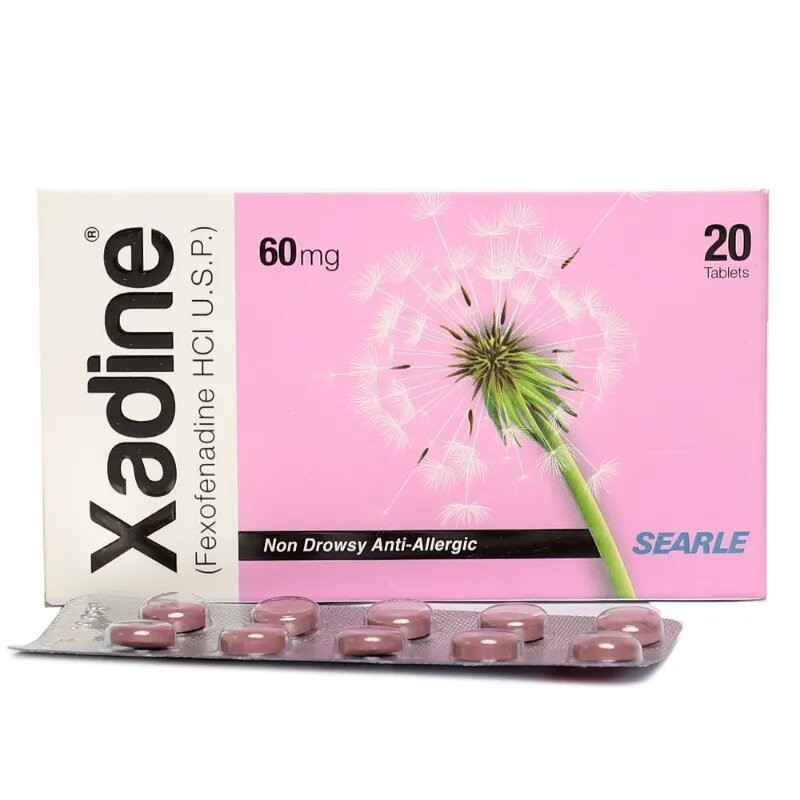 XADINE TAB 60 MG 20'S