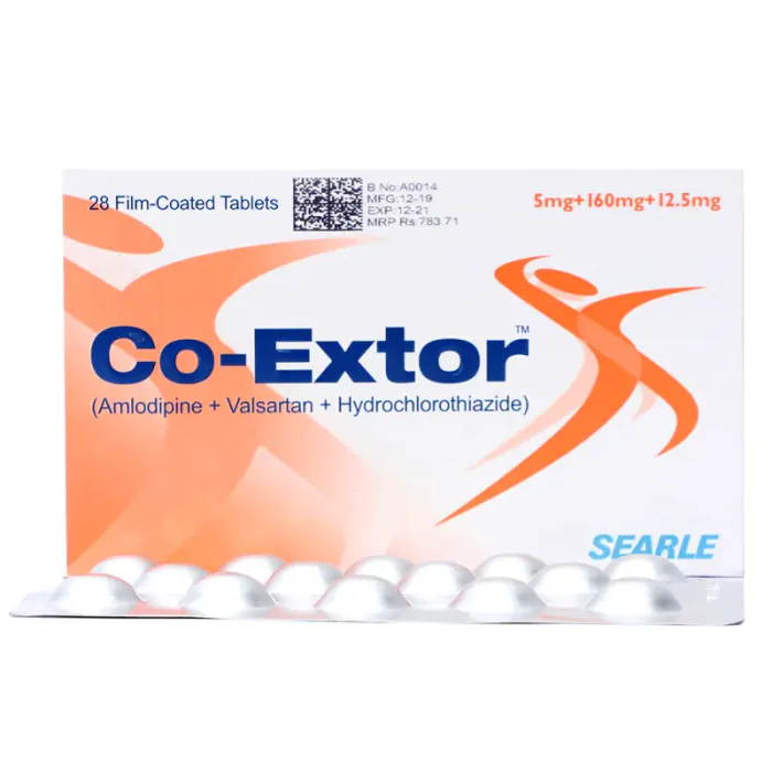 CO-EXTOR 5MG+160MG+12.5MG 14x2