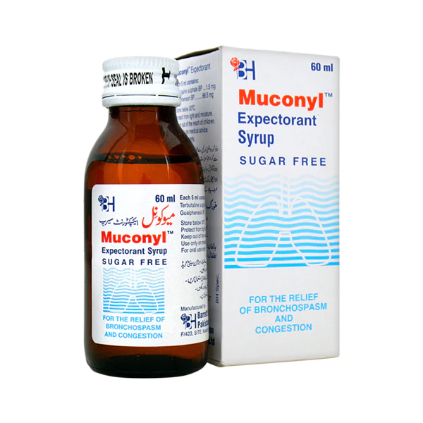 MUCONYL EXPECTORANT SYP 60ML 1'S