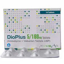 DIO PLUS TAB 5/160 MG 7x2'S