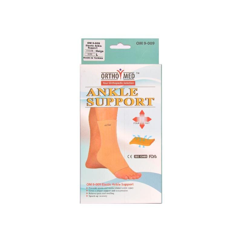 ELASTIC ANKLE SUPPORT OM9-009 MEDIUM ORTHOMED