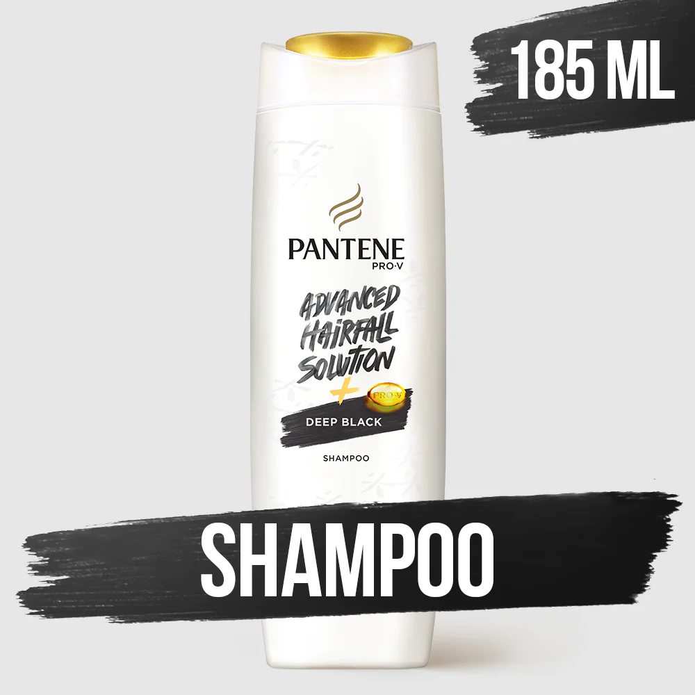 PANTENE DEEP BLACK SHAMPOO 185ML 