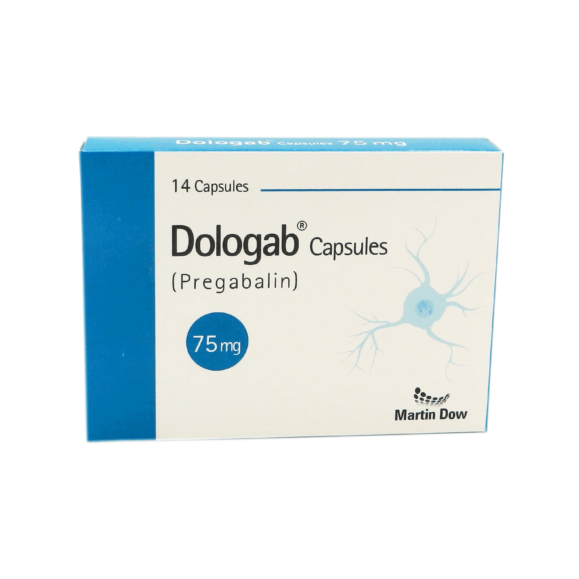 DOLOGAB 75MG CAP 7x2'S