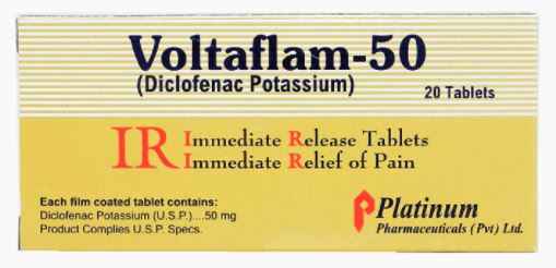 VOLTAFLAM TAB 50 MG 2X10S