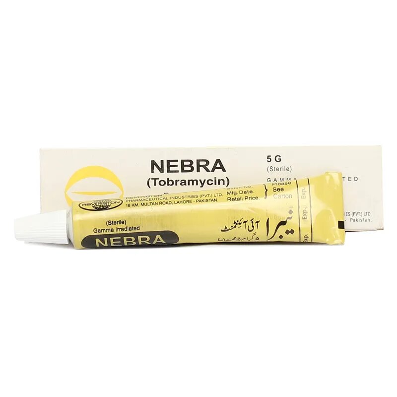 NEBRA EYE OINT 5 GM 1'S