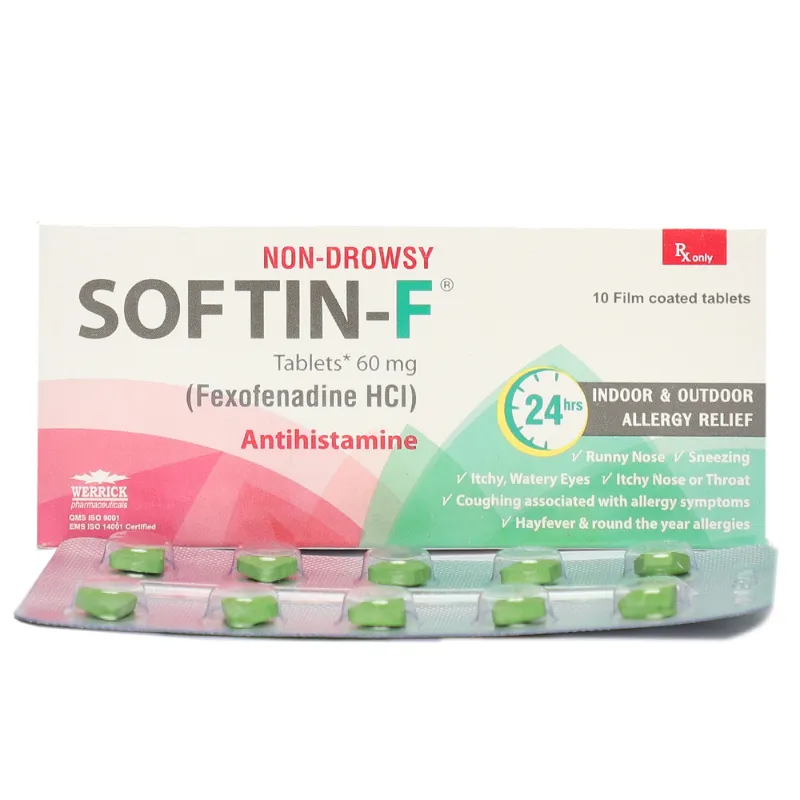 SOFTIN-F 60MG TAB 10S