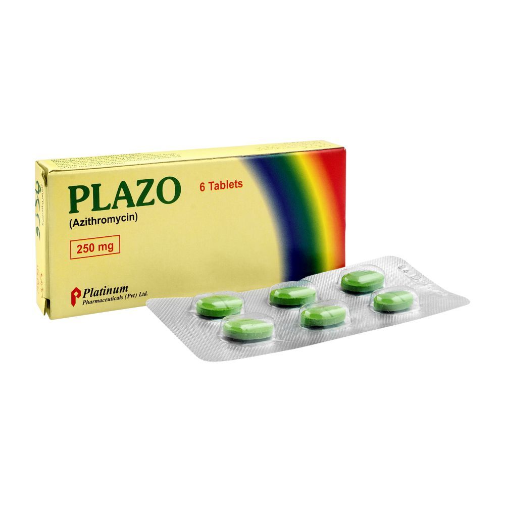 PLAZO TAB 250 MG 6S